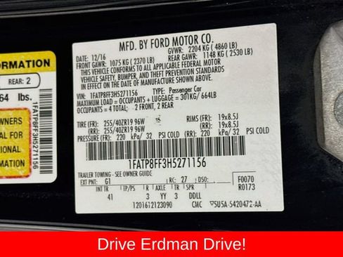 Used 2017 Ford Mustang GT Premium w/ Equipment Group 401A RWD image 28