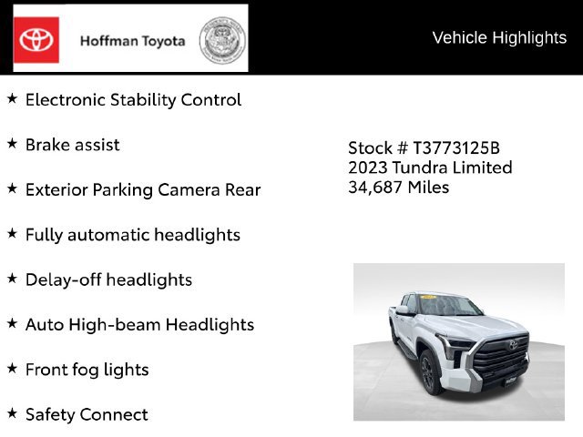 Used 2023 Toyota Tundra Limited AWD/4WD image 29