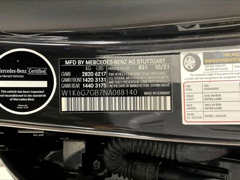 Certified 2022 Mercedes-Benz S 580 4MATIC Sedan image 19
