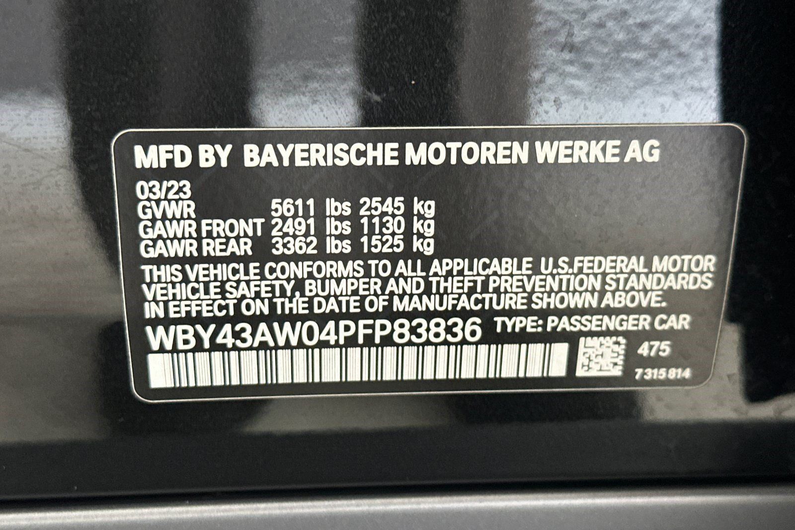 Certified 2023 BMW i4 eDrive35 w/ Premium Package RWD image 28