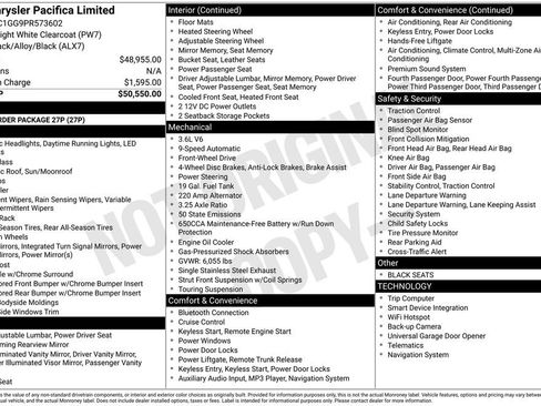 Used 2023 Chrysler Pacifica Limited image 11