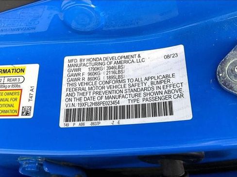 Certified 2023 Honda Civic Sport image 32