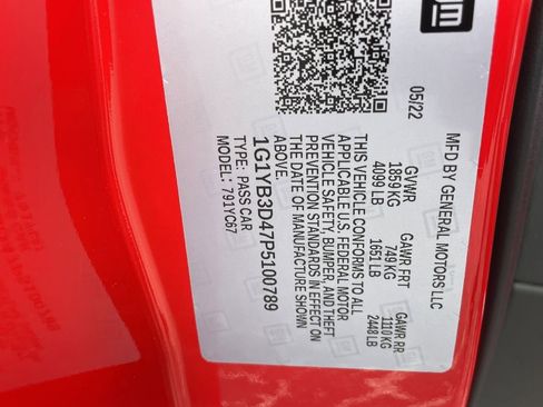 Certified 2023 Chevrolet Corvette Stingray Preferred Conv w/ 2LT image 36