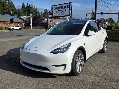 Used 2021 Tesla Model Y Long Range AWD/4WD image 1