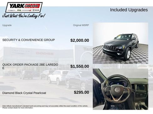 Certified 2021 Jeep Grand Cherokee Laredo w/ Security & Convenience Group image 6