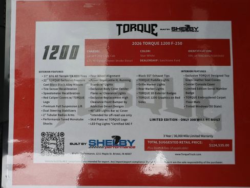 New 2026 Ford F250 Lariat w/ Black Appearance Package AWD/4WD image 13