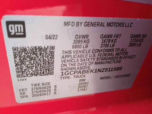 Used 2022 Chevrolet Silverado 1500 Custom image 28