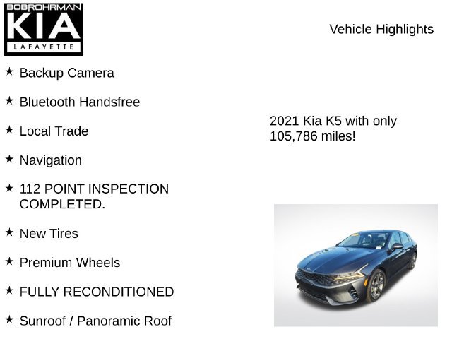 Used 2021 Kia K5 EX w/ EX Premium Package FWD image 7