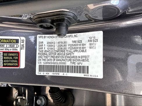 Used 2016 Honda CR-V Touring image 19
