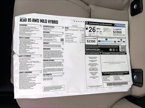 New 2027 Volvo XC60 B5 Core AWD/4WD image 37