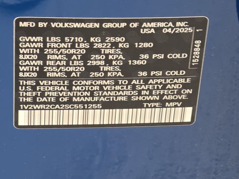 Used 2025 Volkswagen Atlas SE FWD image 36