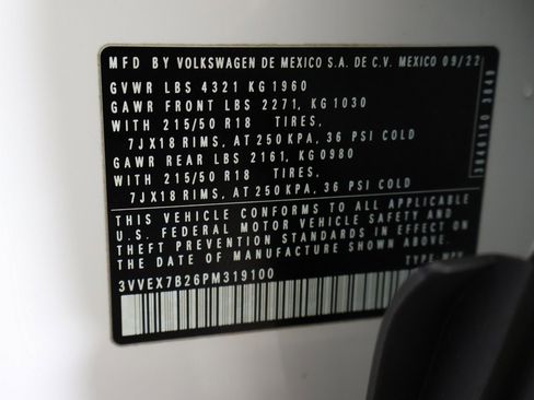 Used 2023 Volkswagen Taos SE w/ Panoramic Sunroof Package image 53