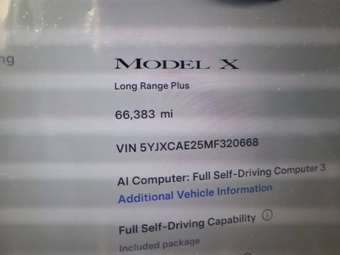 Used 2021 Tesla Model X Long Range AWD/4WD image 2