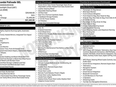 Used 2025 Hyundai Palisade SEL FWD image 42