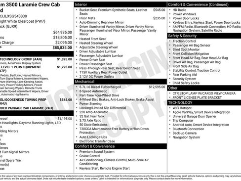 New 2025 RAM 3500 Laramie w/ Towing Technology Group image 5