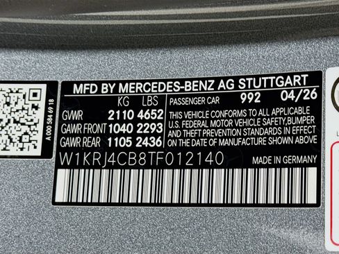New 2026 Mercedes-Benz AMG GT 43 image 34
