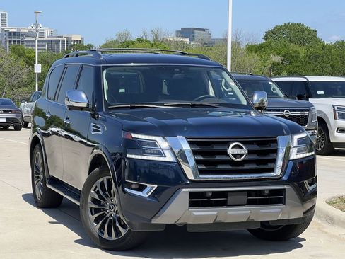 Used 2023 Nissan Armada Platinum w/ Captain's Chairs Package image 2