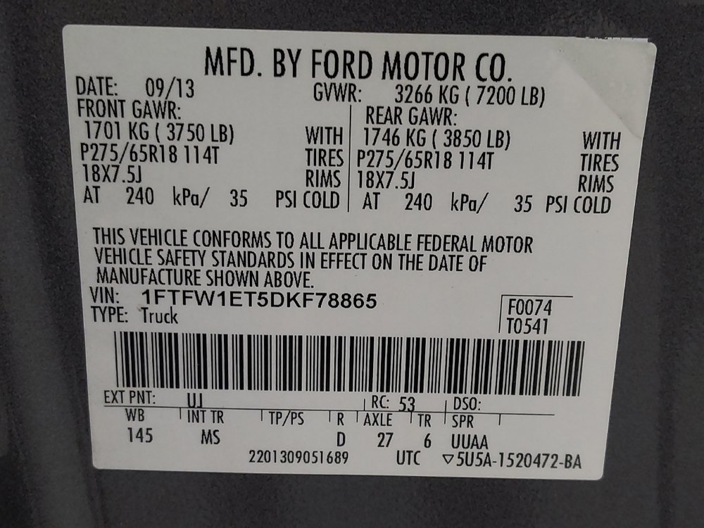 Used 2013 Ford F150 XLT w/ Luxury Equipment Group AWD/4WD image 33