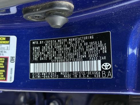 Used 2014 Toyota Corolla S image 33