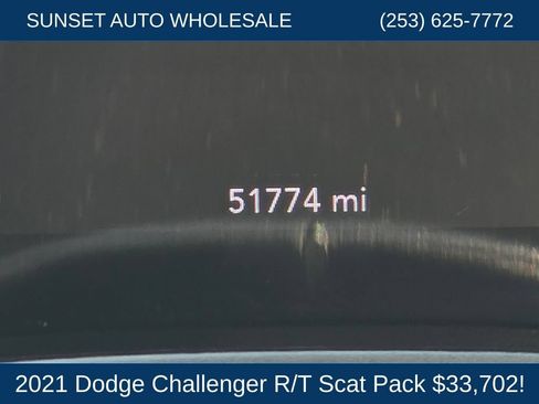 Used 2021 Dodge Challenger R/T Scat Pack w/ Dynamics Package RWD image 34