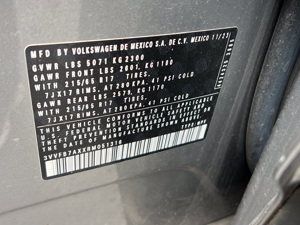 Used 2024 Volkswagen Tiguan S AWD/4WD image 36