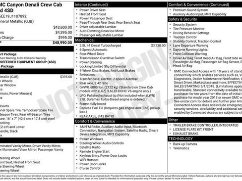 Used 2018 GMC Canyon Denali image 44