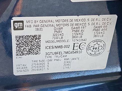 Used 2021 GMC Sierra 1500 Denali w/ Driver Alert Package II AWD/4WD image 39