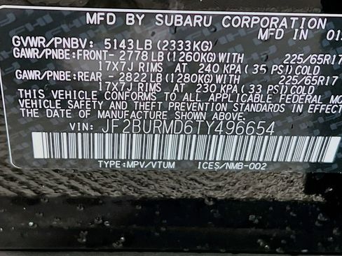 New 2026 Subaru Outback Wilderness AWD/4WD image 23