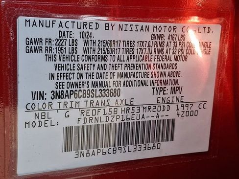 Certified 2025 Nissan Kicks SV image 28