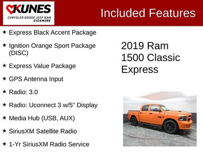 Used 2019 RAM 1500 Express w/ Ignition Orange Sport Package