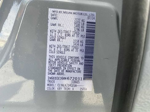 Used 2024 Nissan Frontier Pro-X image 33