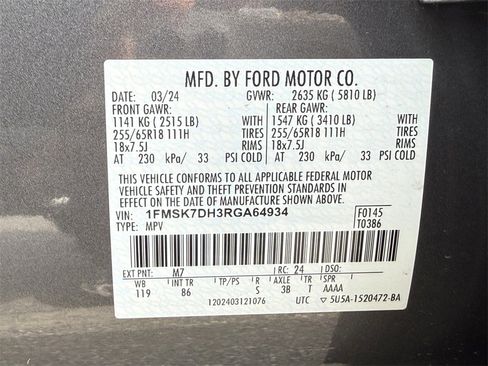 Used 2024 Ford Explorer XLT image 45