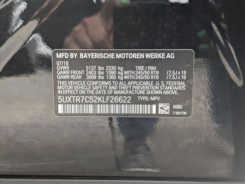 Used 2019 BMW X3 sDrive30i w/ Convenience Package RWD image 24
