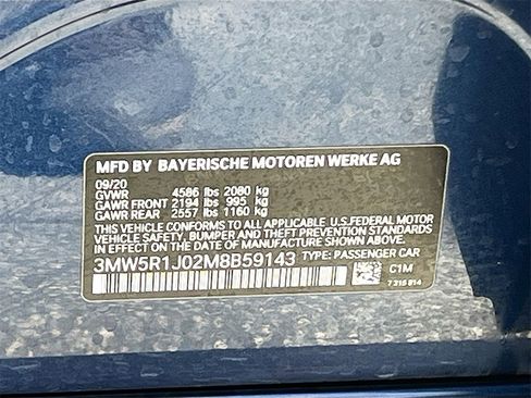 Used 2021 BMW 330i Sedan w/ Convenience Package image 31