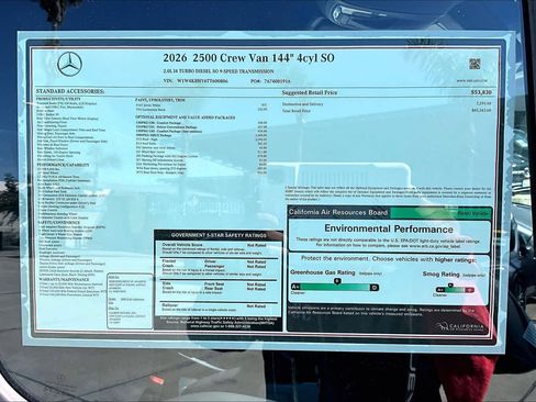 New 2026 Mercedes-Benz Sprinter 2500 image 19