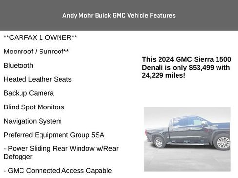 Used 2024 GMC Sierra 1500 Denali w/ Technology Package AWD/4WD image 4