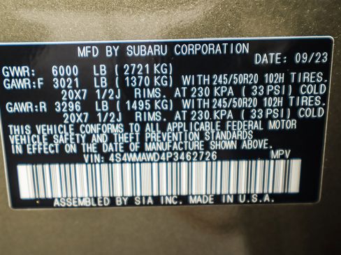 Used 2023 Subaru Ascent Touring image 30