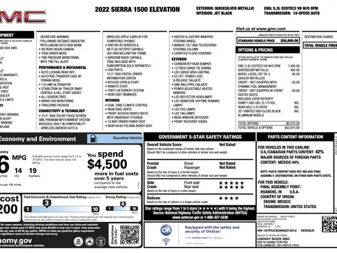 Used 2022 GMC Sierra 1500 Elevation AWD/4WD image 5