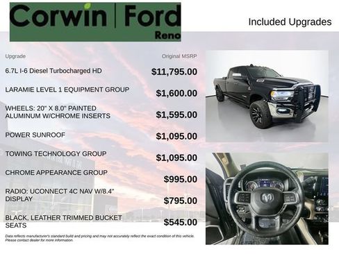 Used 2019 RAM 3500 Laramie AWD/4WD image 3
