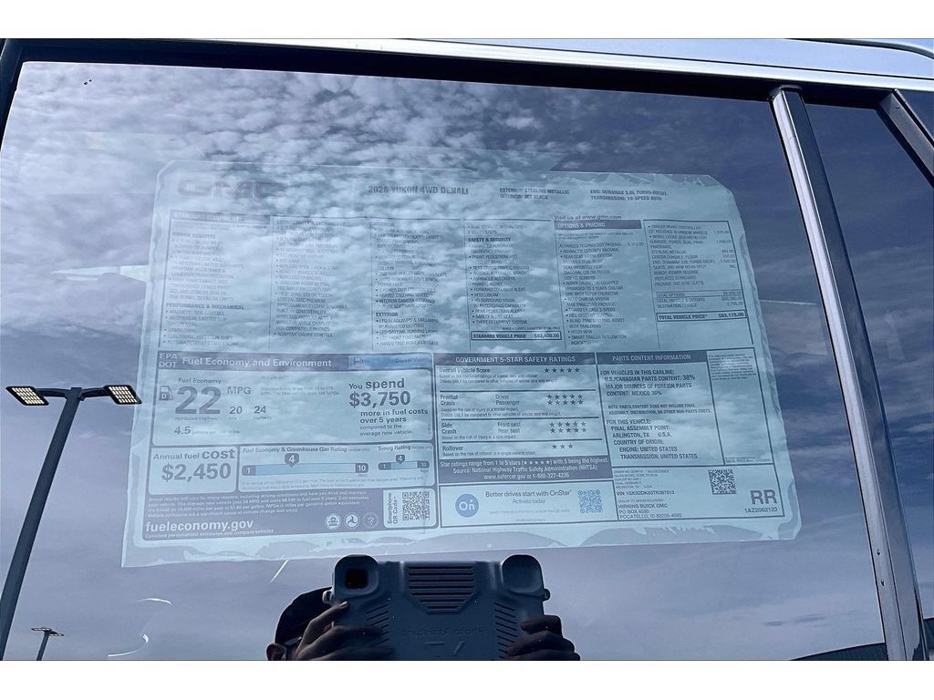 New 2026 GMC Yukon Denali w/ Advanced Technology Package AWD/4WD image 12