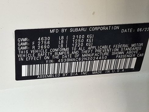 Used 2022 Subaru Legacy Premium image 28