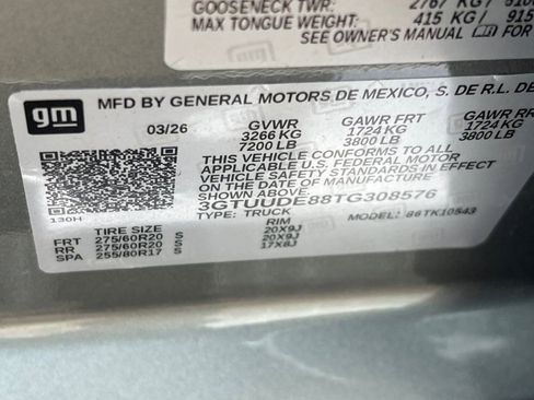 New 2026 GMC Sierra 1500 SLT w/ SLT Premium Plus Package AWD/4WD image 22