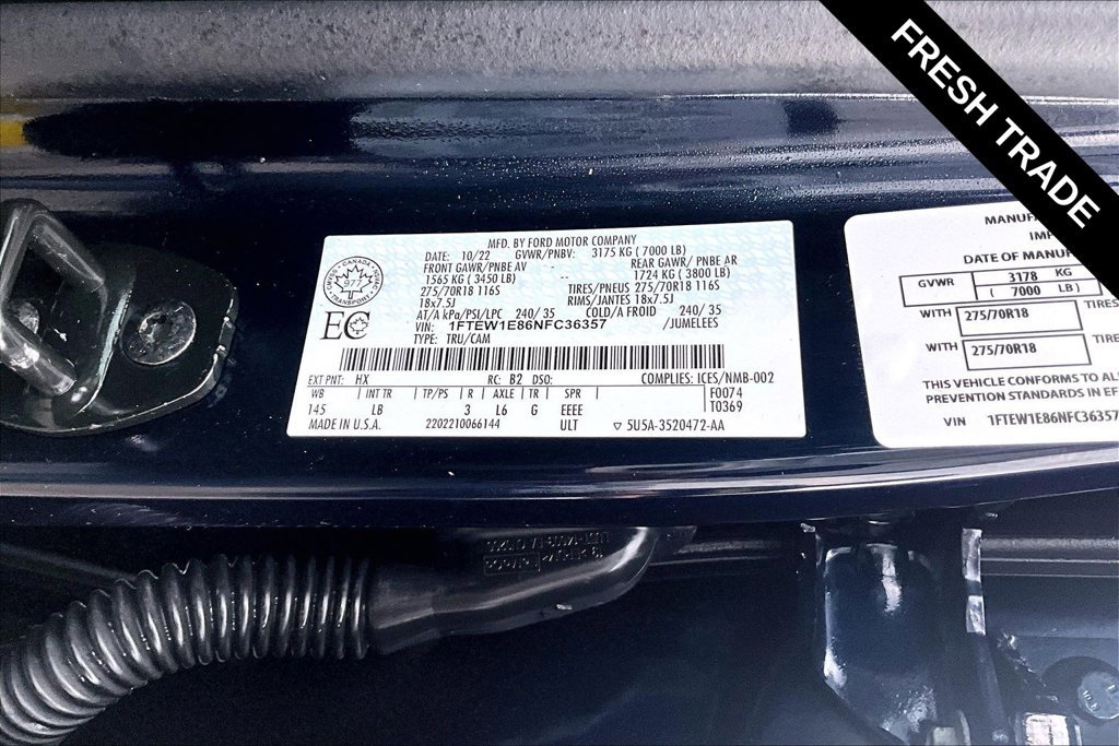 Used 2022 Ford F150 Tremor w/ Equipment Group 401A Mid AWD/4WD image 19