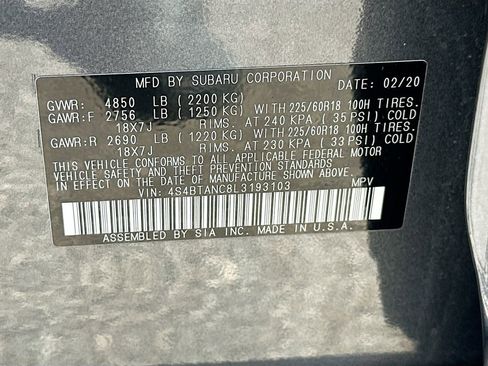 Used 2020 Subaru Outback Limited AWD/4WD image 32