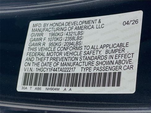 New 2026 Honda Accord SE image 22