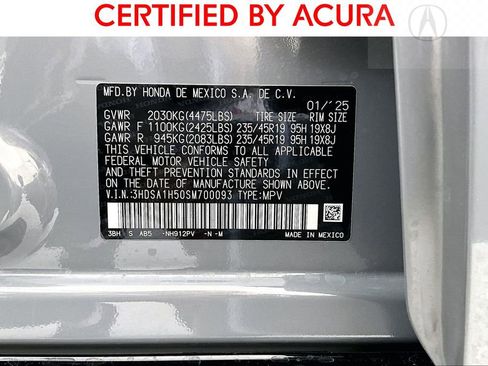Used 2025 Acura ADX A-Spec image 42