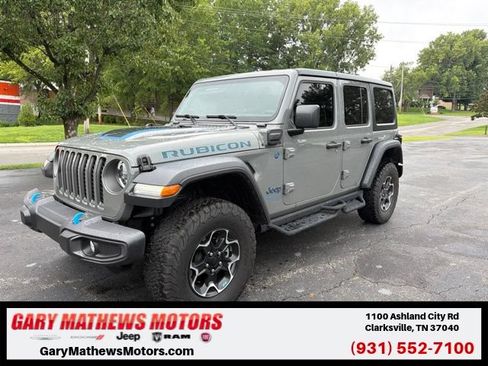 Used 2023 Jeep Wrangler Unlimited Rubicon 4xe w/ Cold Weather Group AWD/4WD image 1