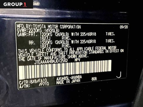 Certified 2021 Toyota Venza LE image 36