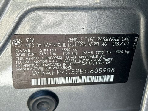 Used 2011 BMW 535i Sedan image 53