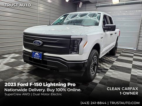 Used 2023 Ford F150 Lightning Pro AWD/4WD image 1